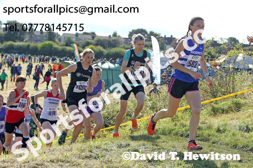 Senior womens 2019 Start Fitness Harrier League, Wrekenton, Gateshead. Photo: David T. Hewitson/Sports for All Pics